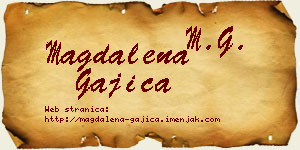 Magdalena Gajica vizit kartica